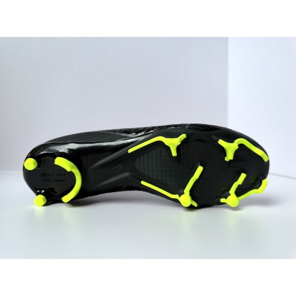 Nike Zoom Vapor 15 Academy FG/MG Black Volt Soccer Cleats Size 8 DJ5631-001 - Picture 6 of 7